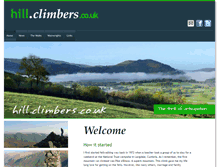Tablet Screenshot of hill.climbers.co.uk